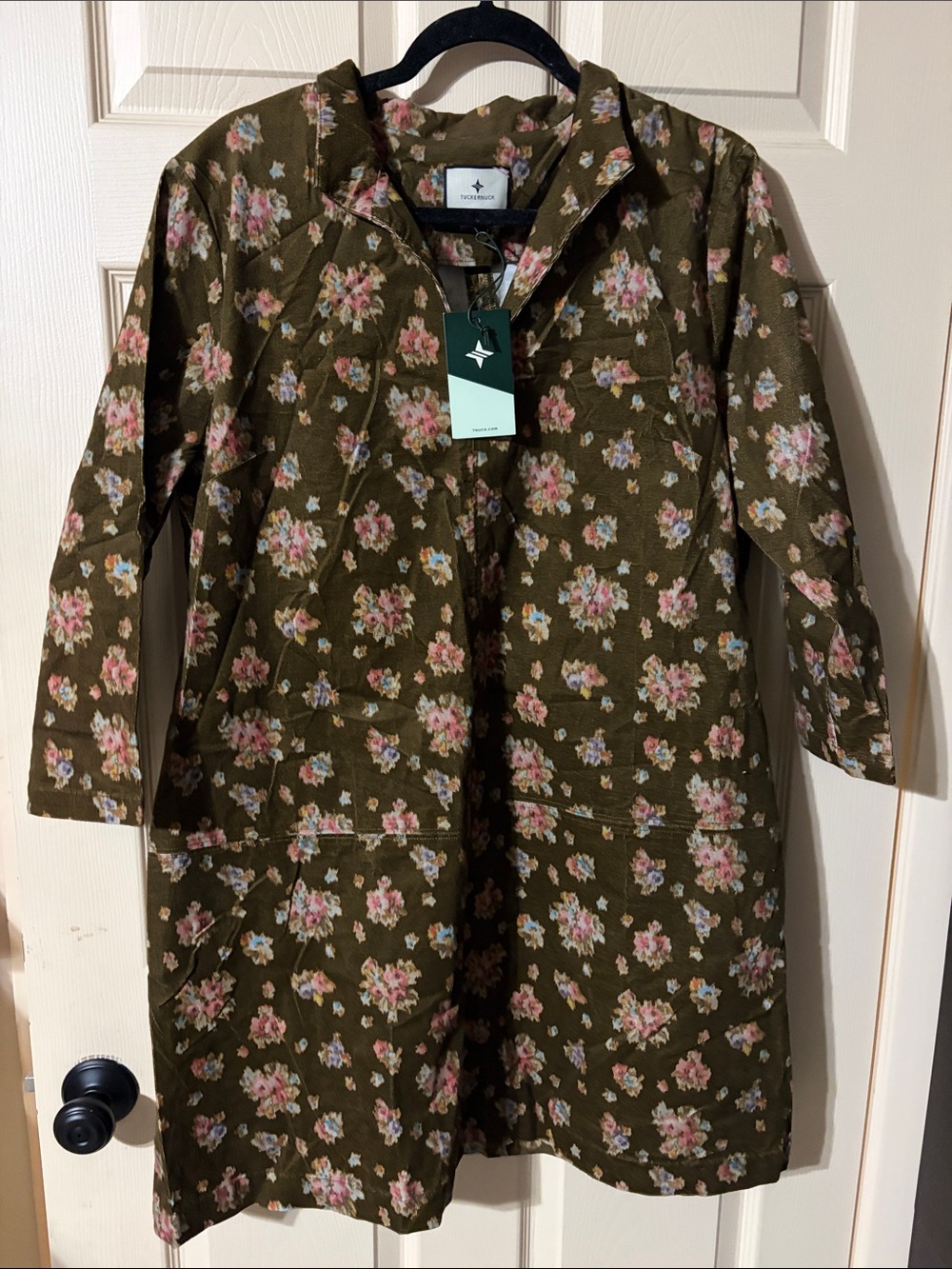 Tuckernuck Women’s floral corduroy dress